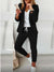 Variant image for Blazer et Pantalon pour Femmes Élégants en Tissu de Luxe-12