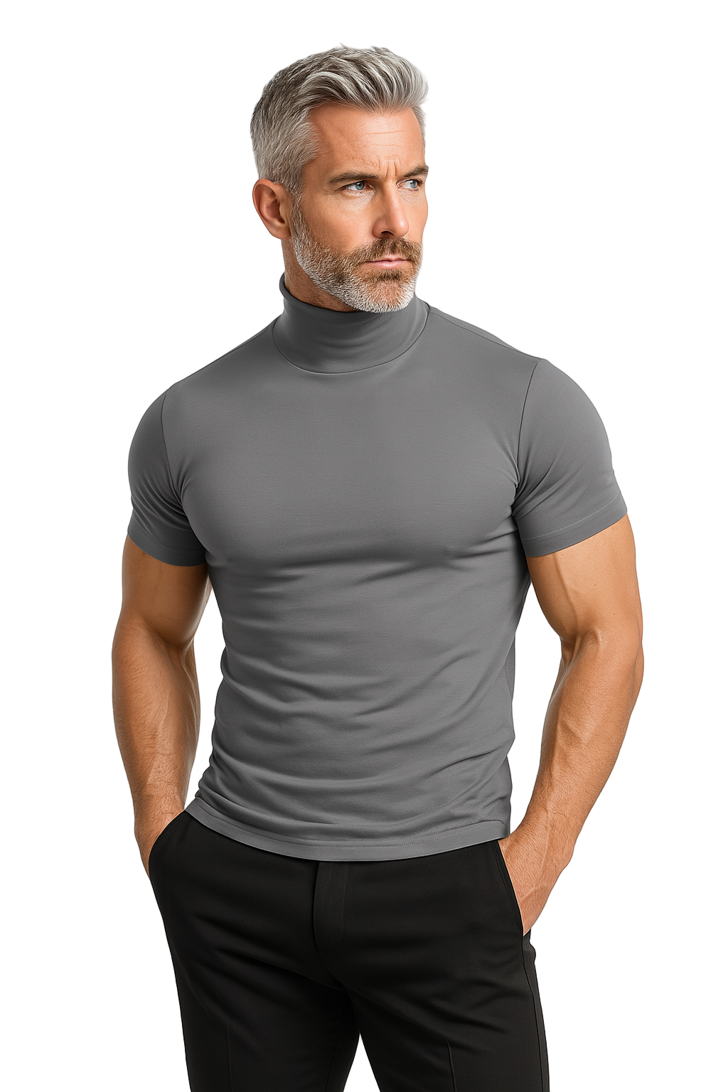 Col Roulé Moderne pour Homme Chic 1