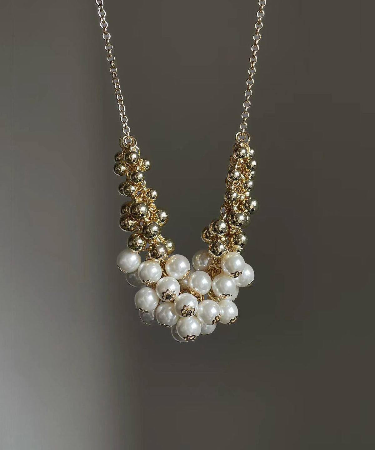 Collier Femme Multicouche Style Bohème Avec Perles Dorées 4