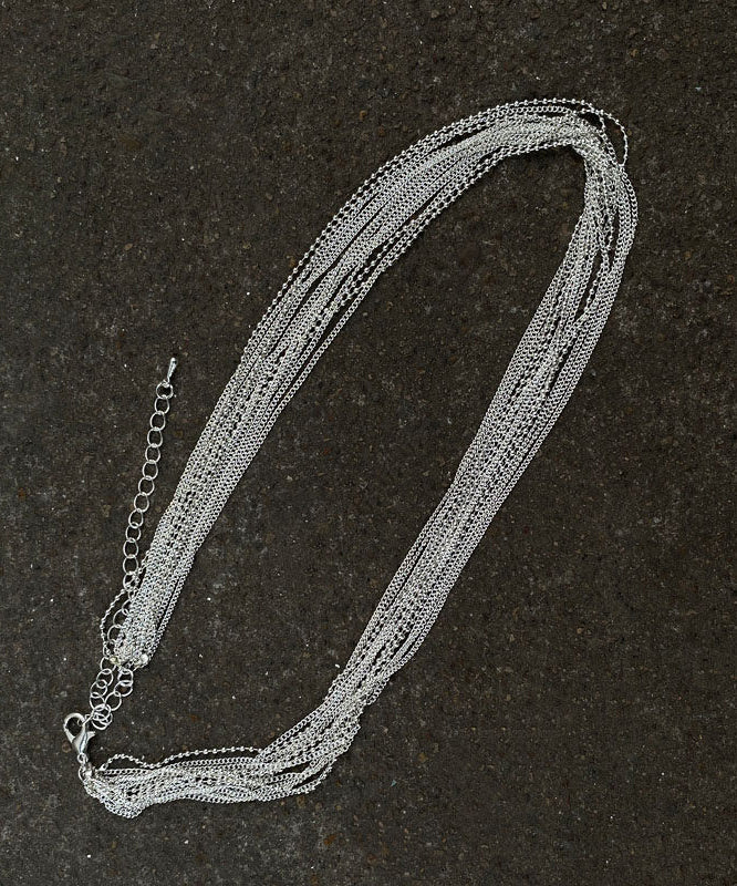 Collier Femme Multicouches Perles Graduées Style Moderne 3