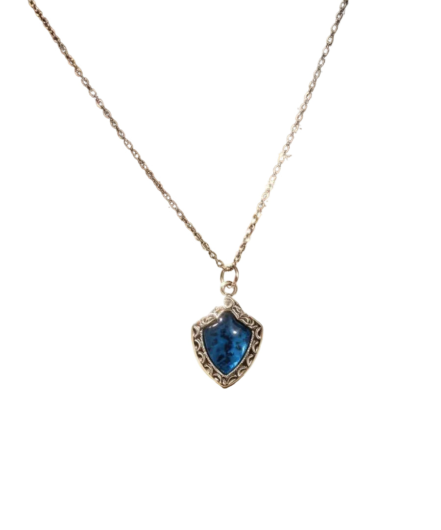 Collier Femme Pendentif Fantaisie Bleu Design Élégant 3