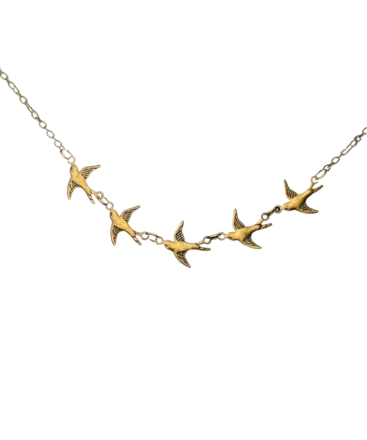 Collier Femme Pendentif Hirondelle Minimaliste 0