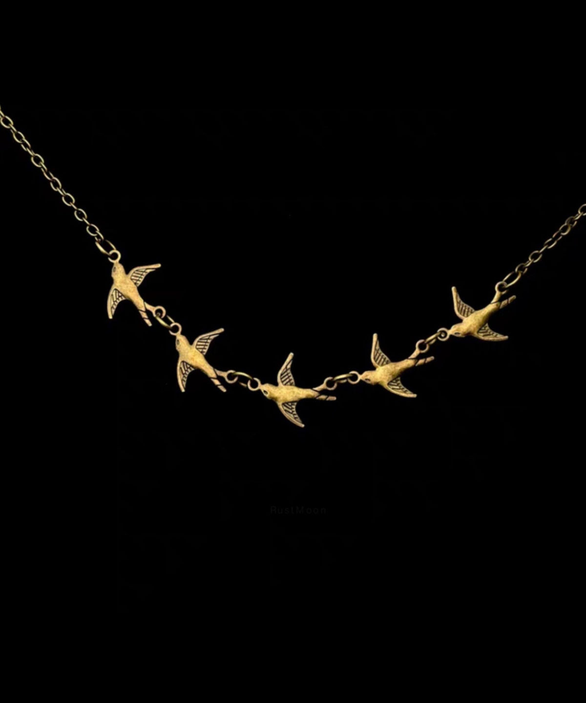 Collier Femme Pendentif Hirondelle Minimaliste 3