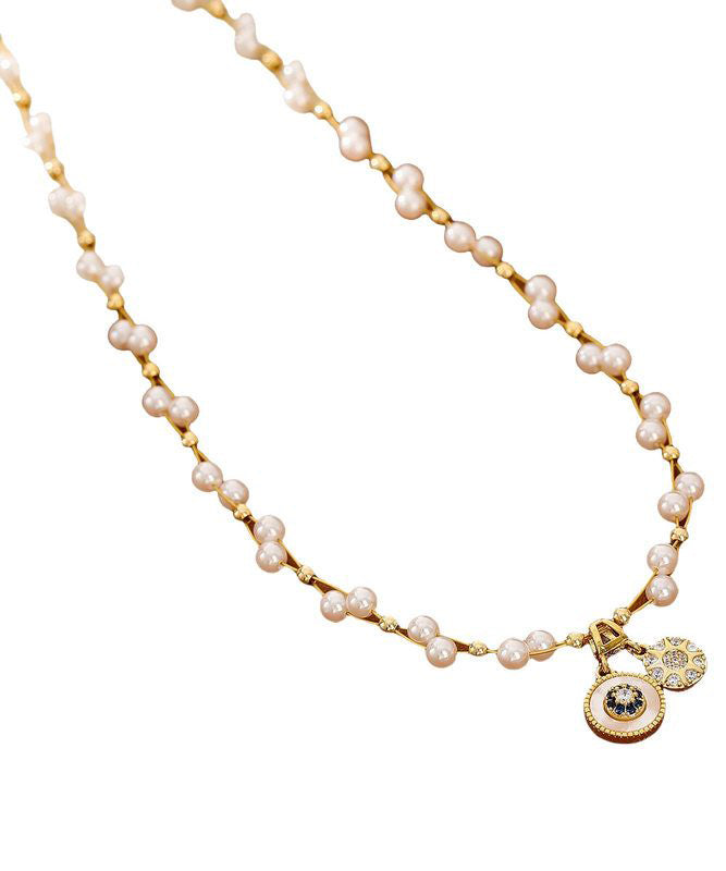 Collier Femme Pendentif Perle Souffle de Bébé Style Tendance 4