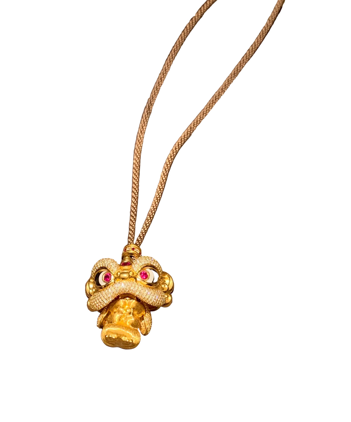 Collier Femme Pendentif Vintage Danse du Lion 3