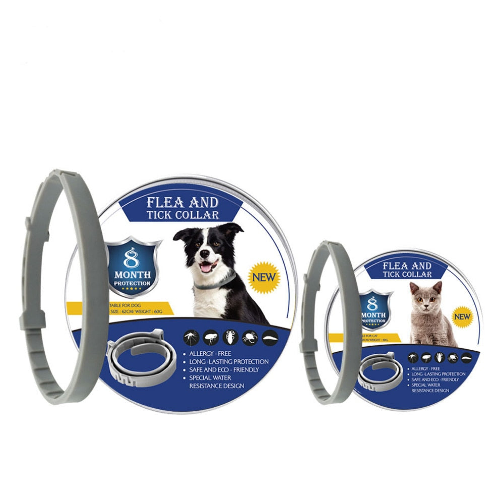 Collier anti-puces et anti-tiques pour chiens et chats 1