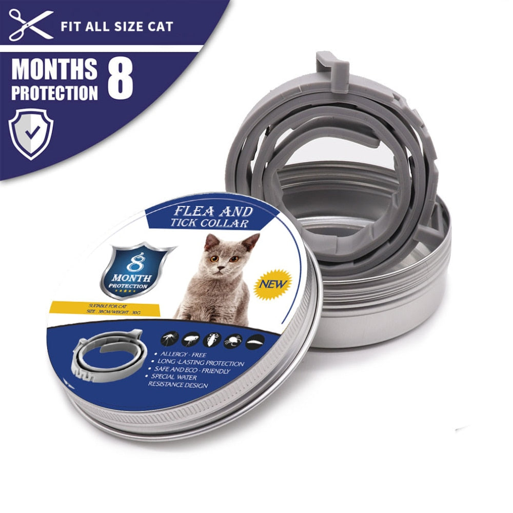 Collier anti-puces et anti-tiques pour chiens et chats 6