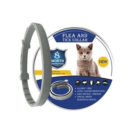 Collier anti-puces et anti-tiques pour chiens et chats 9
