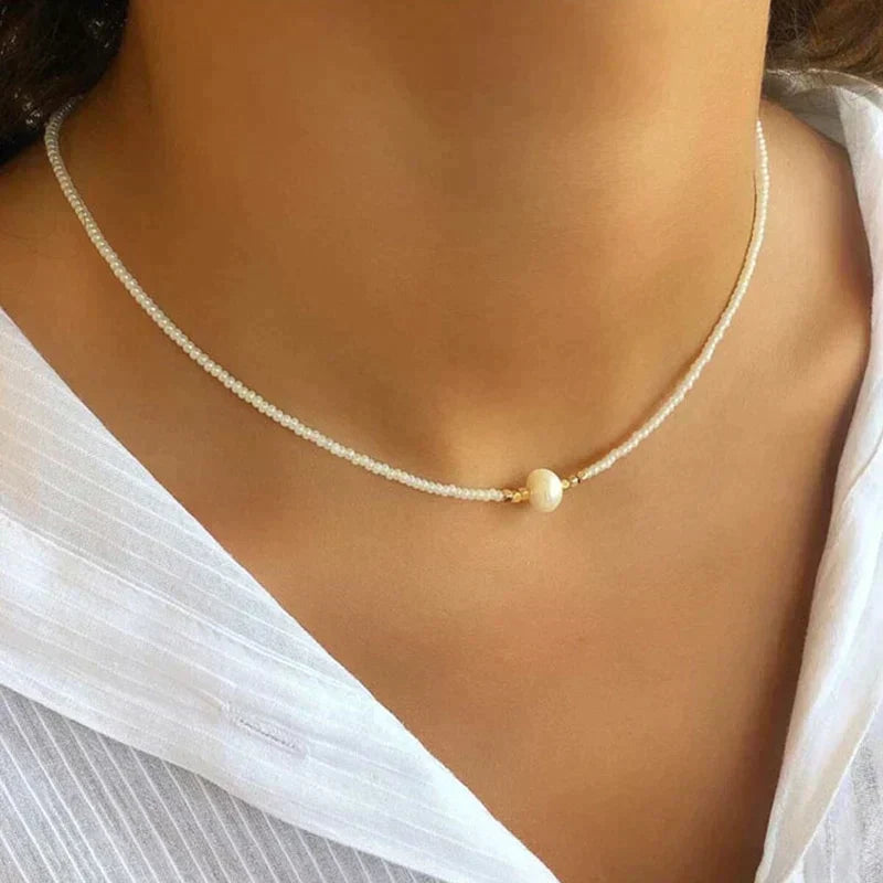 Collier de Perles Classique pour Femme 11