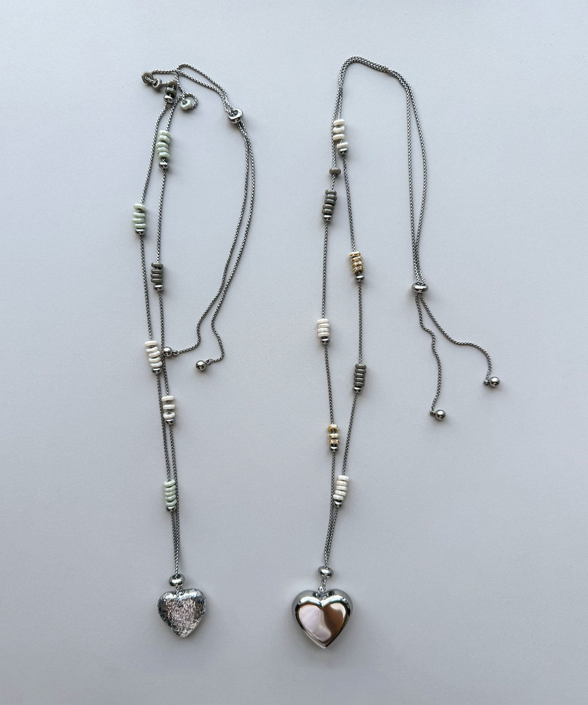 Collier long pour femme style bohème avec pendentif cœur 4