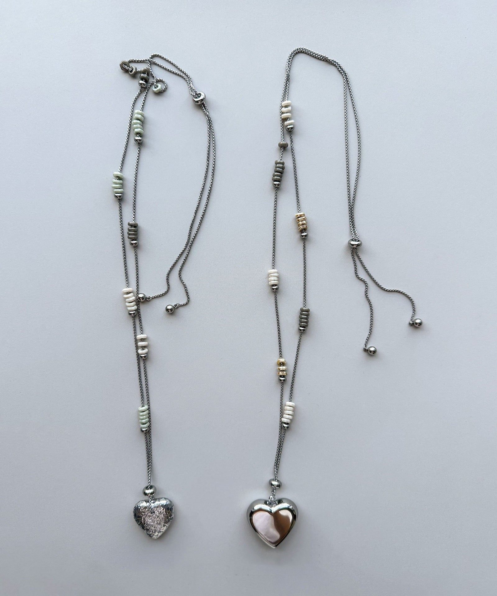 Collier long pour femme style bohème avec pendentif cœur 4