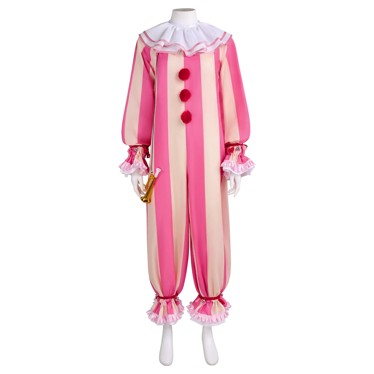 Combinaison Adulte Style Clown à Rayures 0