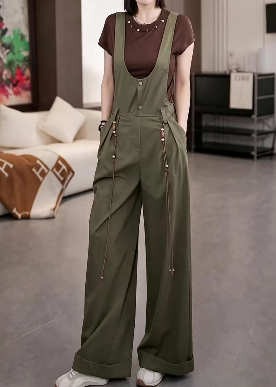 Combinaison Femme Automnale à Col en U avec Poches 1