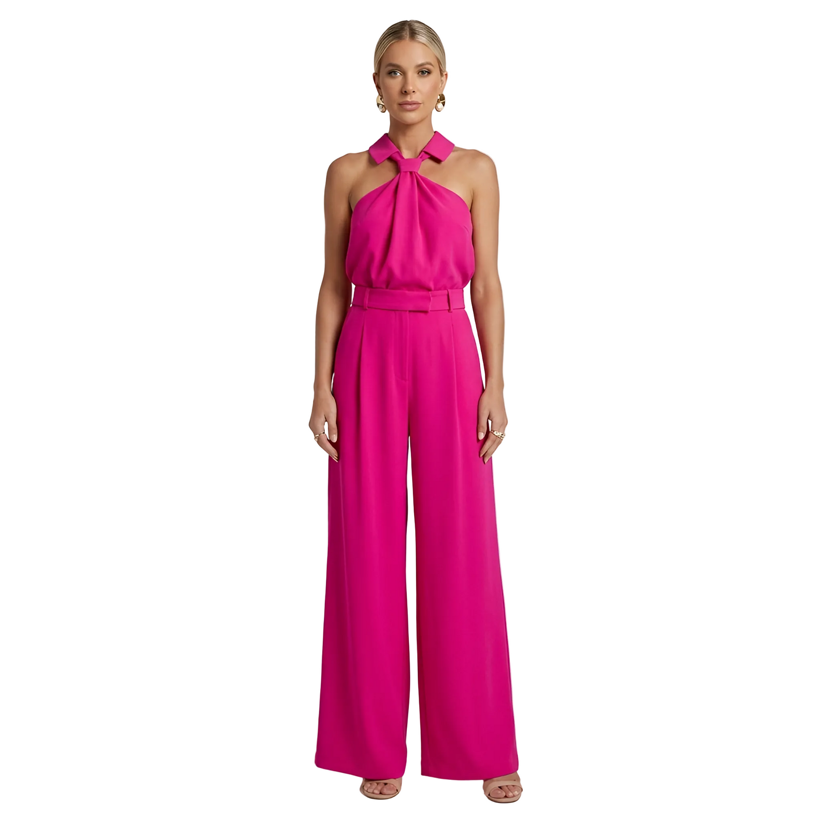 Combinaison Femme Col Licou Torsadé 4