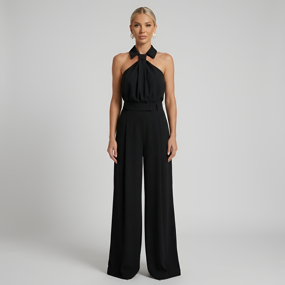 Combinaison Femme Col Licou Torsadé 5