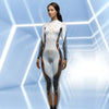 Combinaison Femme Cosplay Robot Futuriste à Fermeture Éclair 4