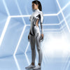 Combinaison Femme Cosplay Robot Futuriste à Fermeture Éclair 6