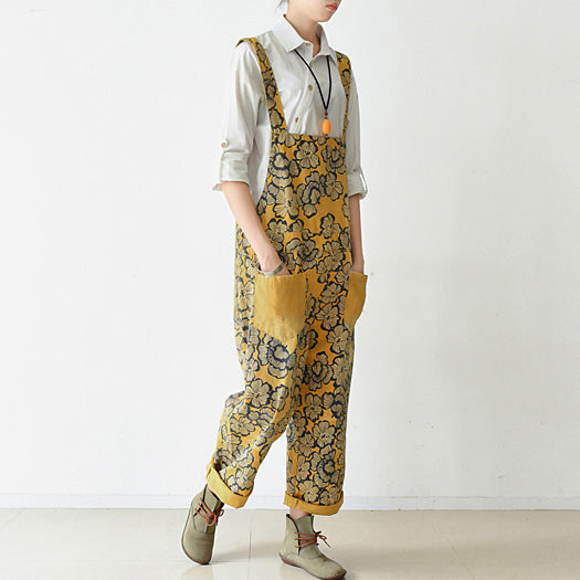 Combinaison Femme Imprimée Oversize Décontractée Automne 1