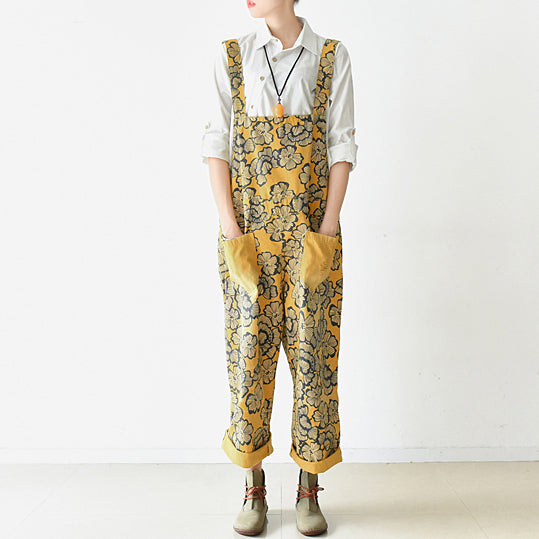 Combinaison Femme Imprimée Oversize Décontractée Automne 2