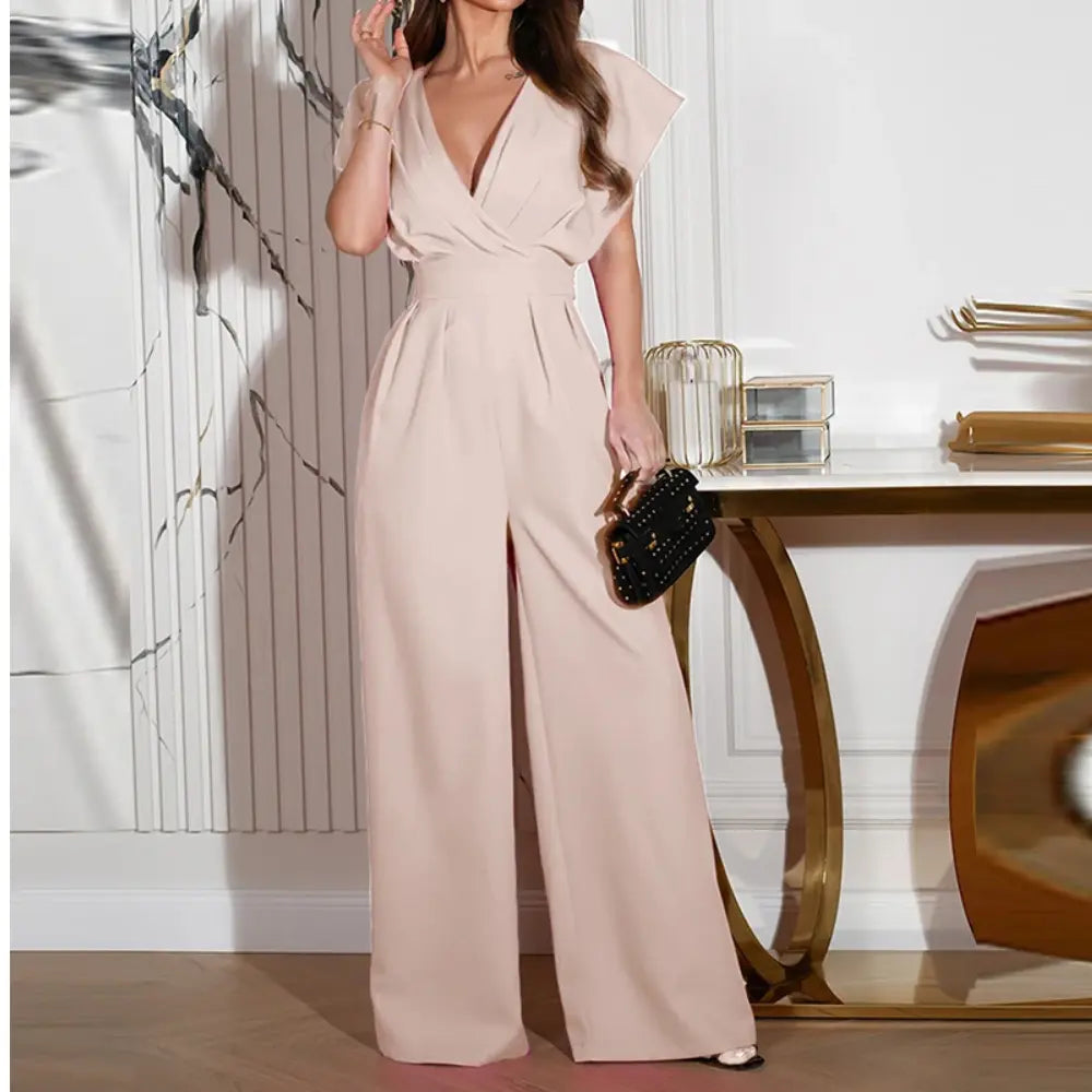 Combinaison Femme Jambes Larges Chic 5