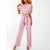 Combinaison Femme Jil Style Décontracté en Tissu Léger 3