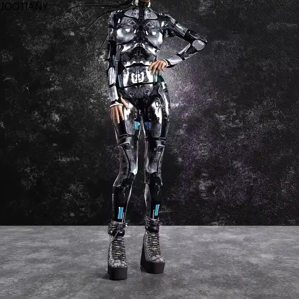 Combinaison Femme Style Cyberpunk Pour Cosplay 0