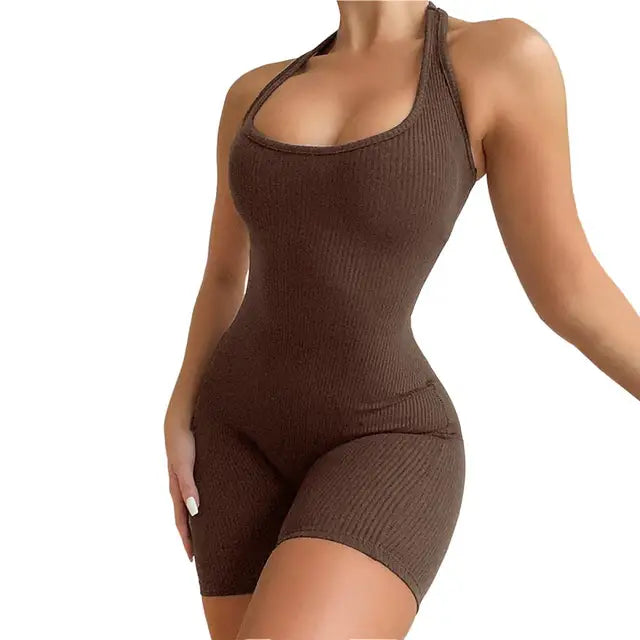 Combinaison Femme Style Minimaliste en Polyester