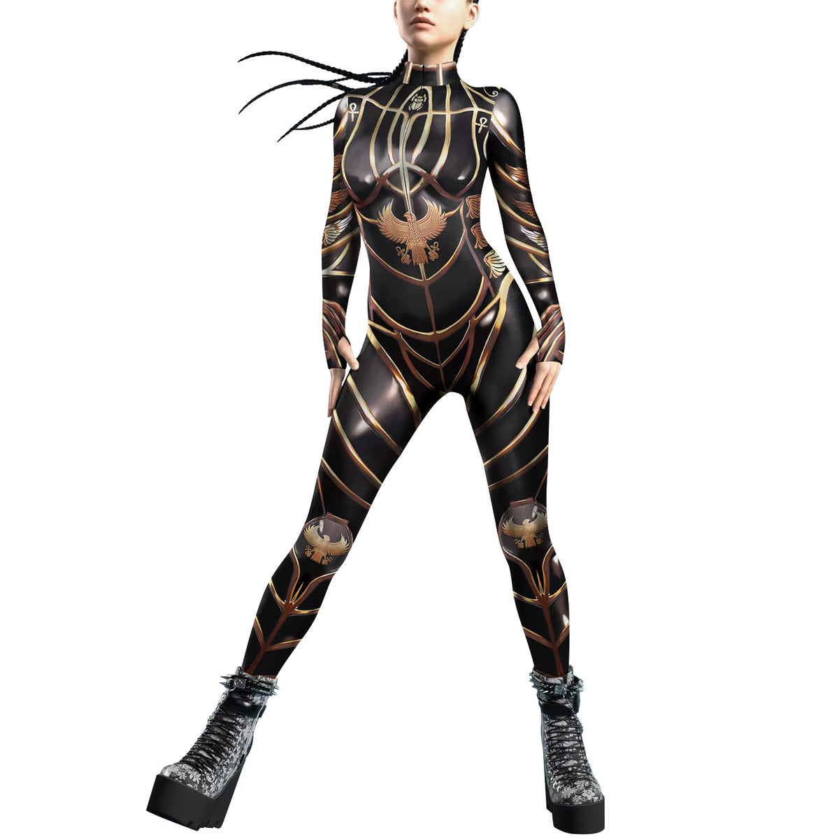 Combinaison Femme Style Robot Punk Cosplay 6