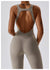 Combinaison Femme V-Hals Ajustée en Nylon