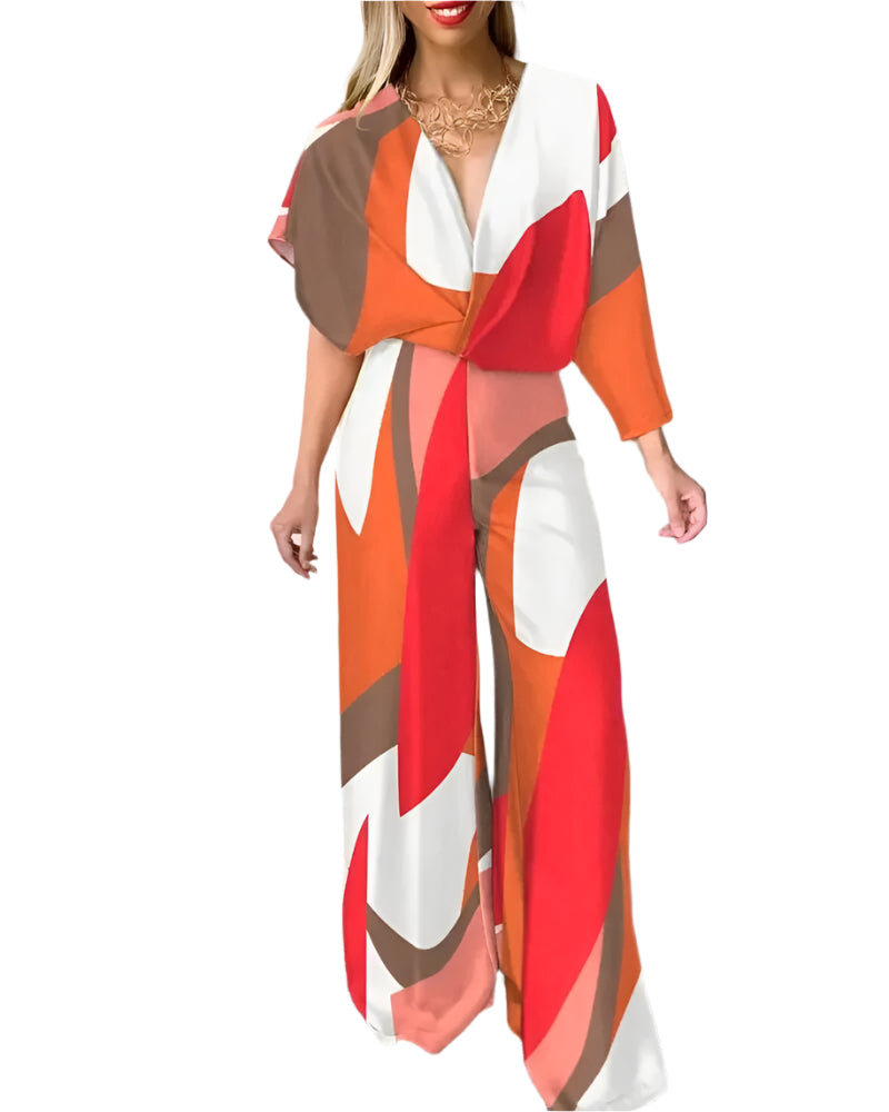 Combinaison Femme V-Haut avec Manches Ample 0