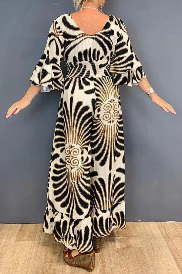 Combinaison Femme à Volants Imprimé Floral 3