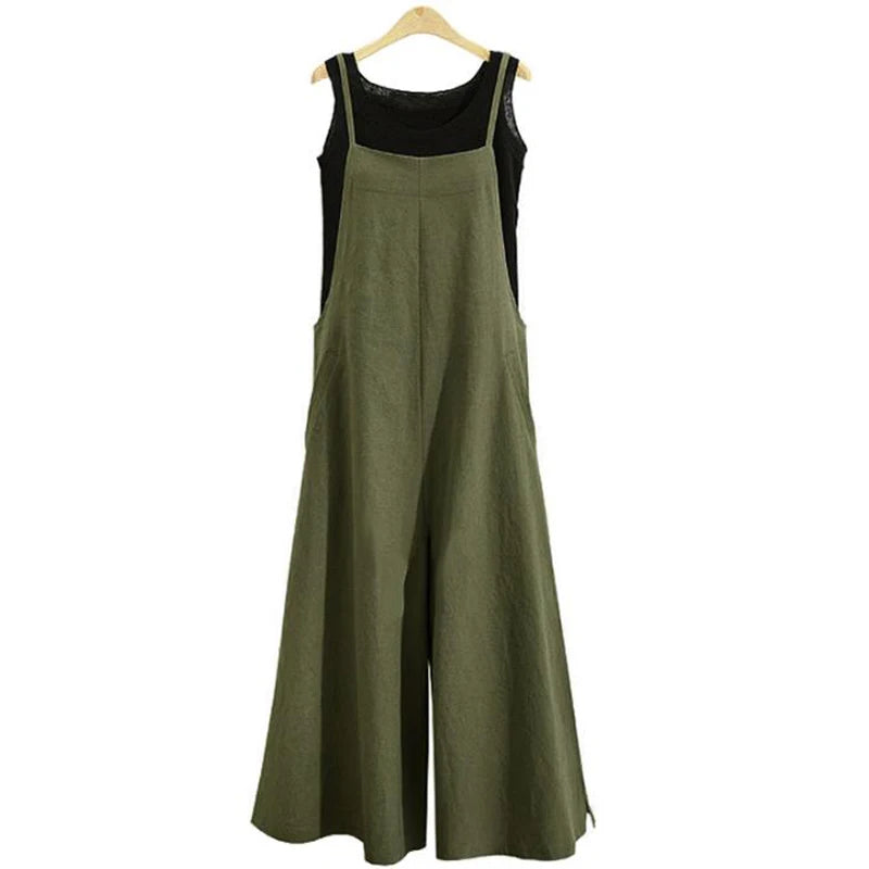 Combinaison d'été à bretelles pour femmes style décontracté 3