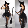 Costume Femme Sorcière Gothique Tutu et Robe Cosplay 1