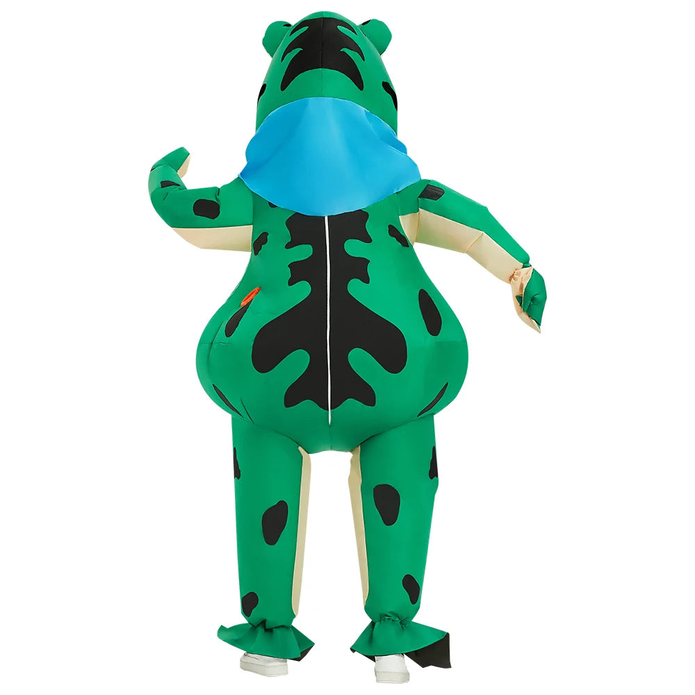 Costume Gonflable Grenouille Amusant en Polyester pour Halloween 5