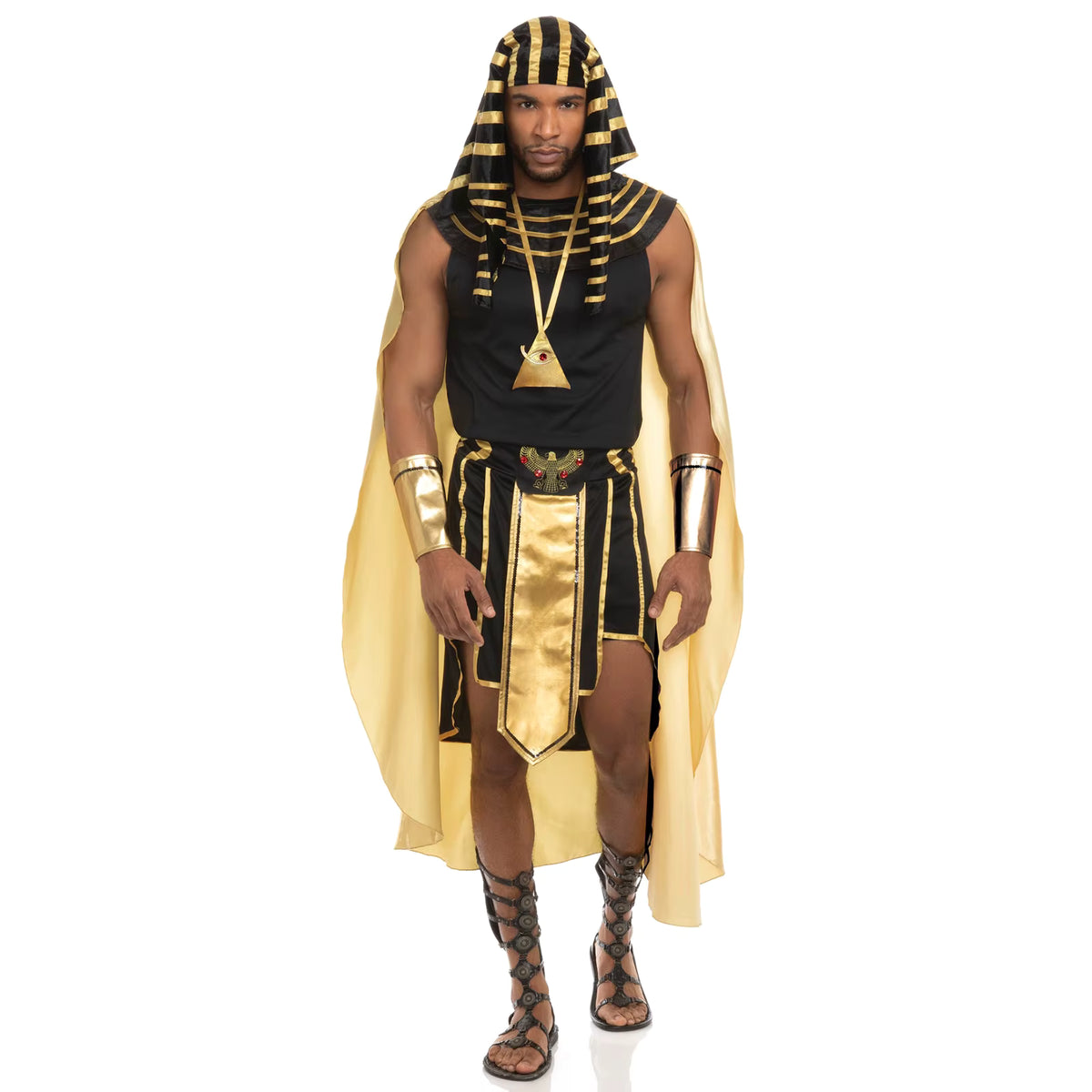Costume Homme Pharaon Égyptien Cosplay Complet 6