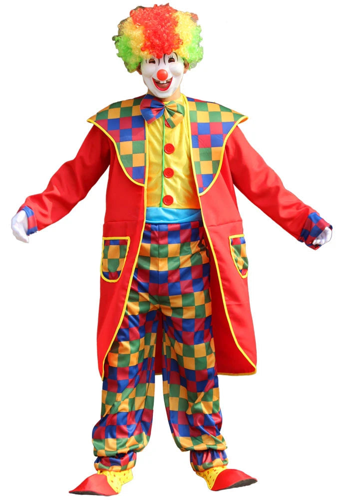 Costume Homme Style Cirque Magicien Clown Carnaval 0