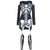 Costume d'Halloween Enfant Imprimé Squelette Manches Longues Tissu Doux 5