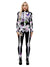 Costume d'Halloween Femme Imprimé Squelette Floral 0