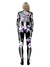 Costume d'Halloween Femme Imprimé Squelette Floral 2
