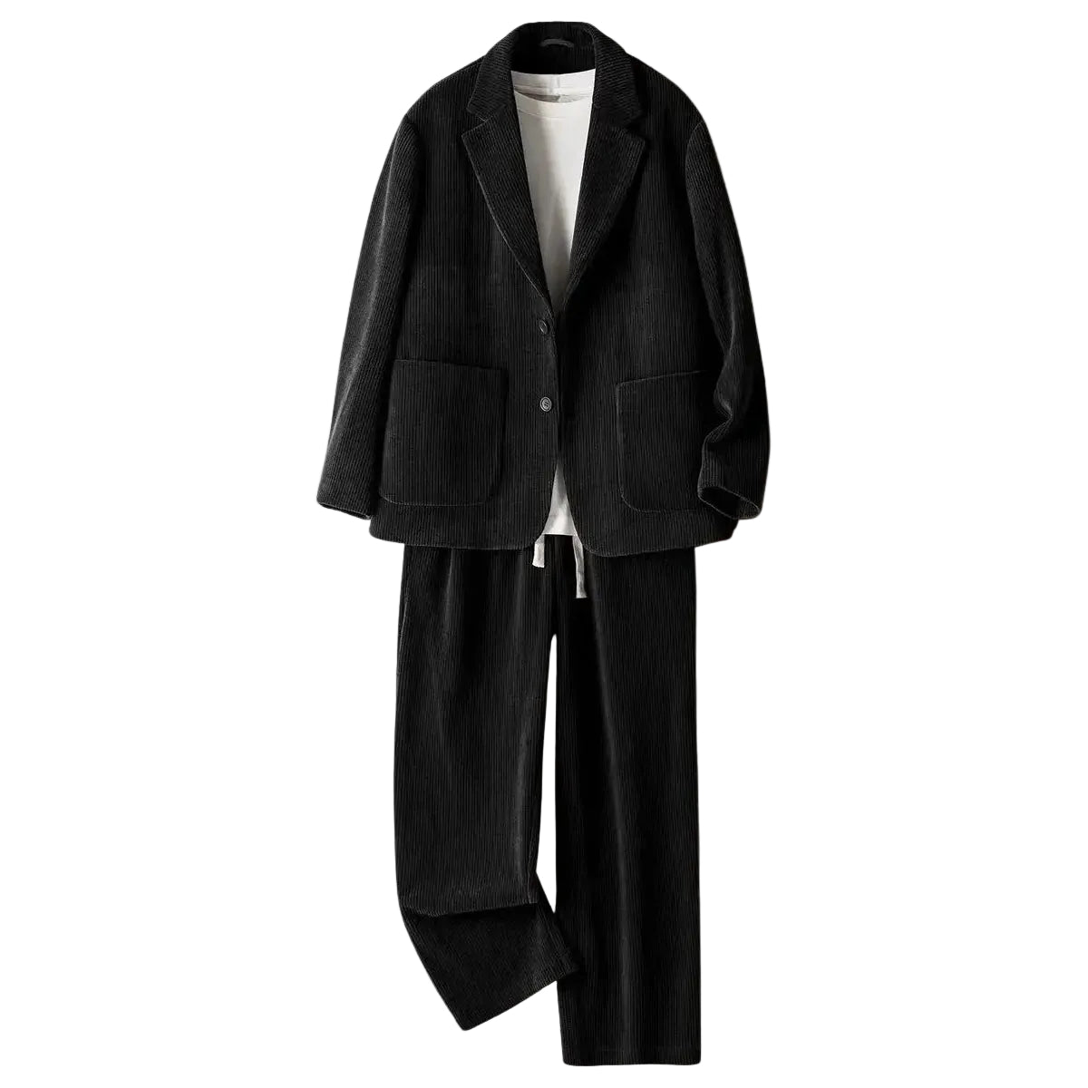 Costume pour Homme en Velours Côtelé Style Windsor 0