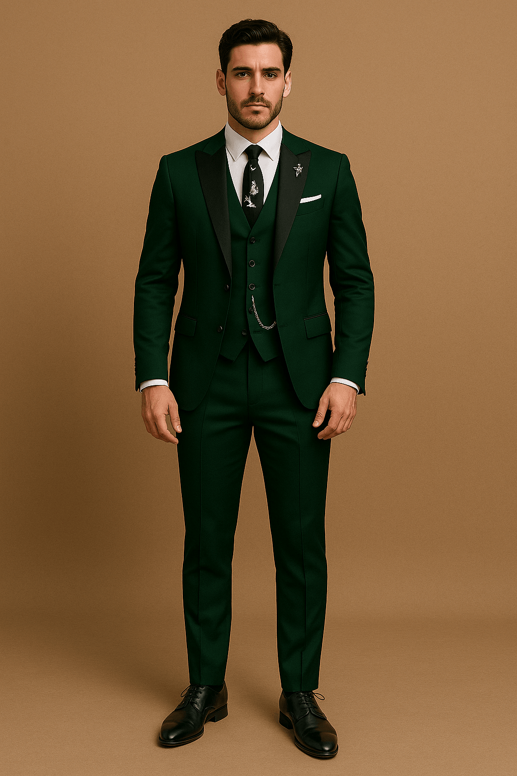 Costume trois pièces formel pour hommes printemps 7