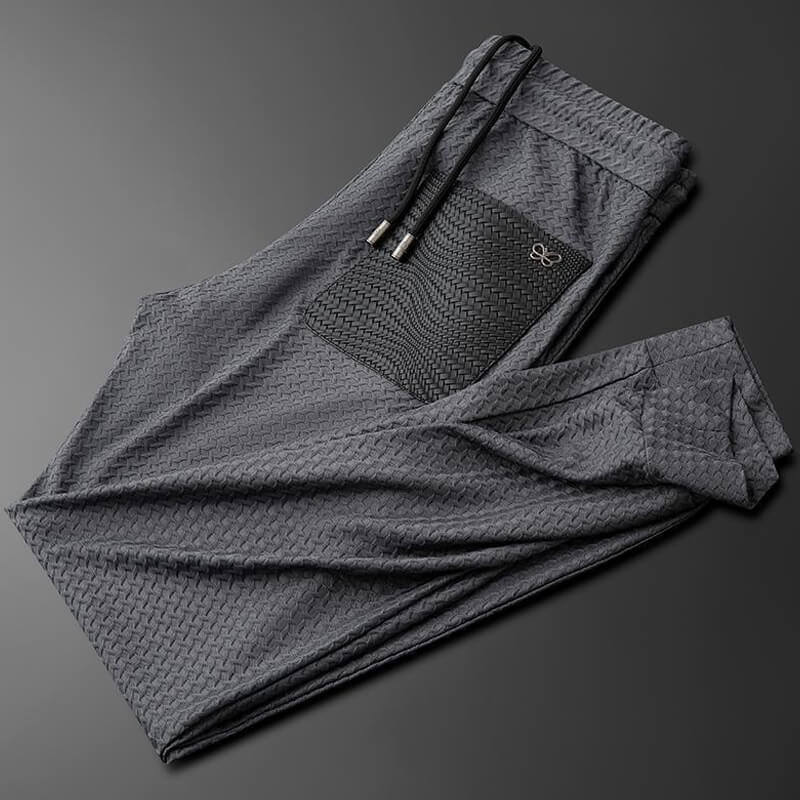 Ensemble de Loisirs pour Hommes Deux Pièces T-Shirt et Pantalon Polyester Confortable 2