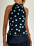 Débardeur Dos Nu Imprimé Femme Halter en Mélange Polyester Coton 4