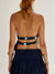 Débardeur Dos Nu Imprimé Femme Halter en Mélange Polyester Coton 5