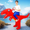 Déguisement Adulte Costume Gonflable Dinosaure Raptor Mascotte 8