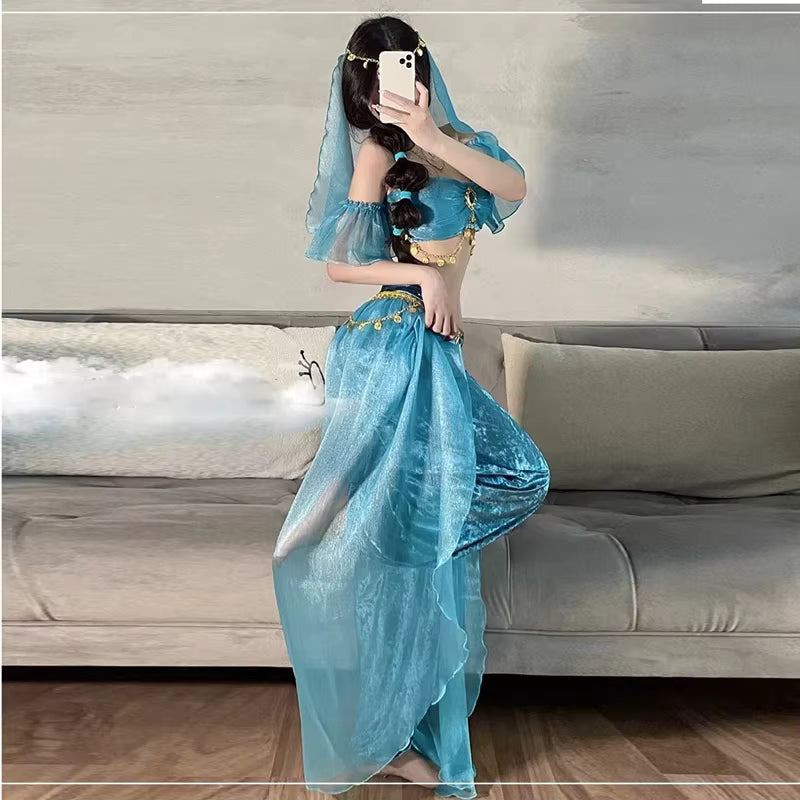 Déguisement Femme Princesse Style Bollywood pour Fête et Cosplay 0