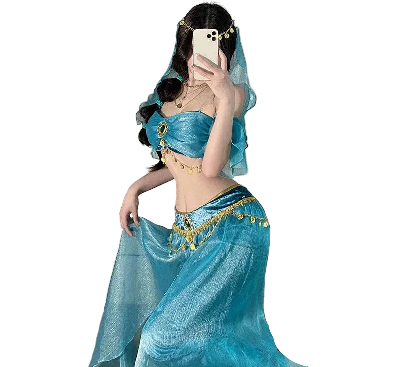 Déguisement Femme Princesse Style Bollywood pour Fête et Cosplay 0