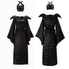 Déguisement Femme Robe de Sorcière avec Chapeau à Cornes 2