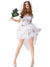 Déguisement Halloween Femme Vampiresse Détails Sanguinolents Tissu Léger 3