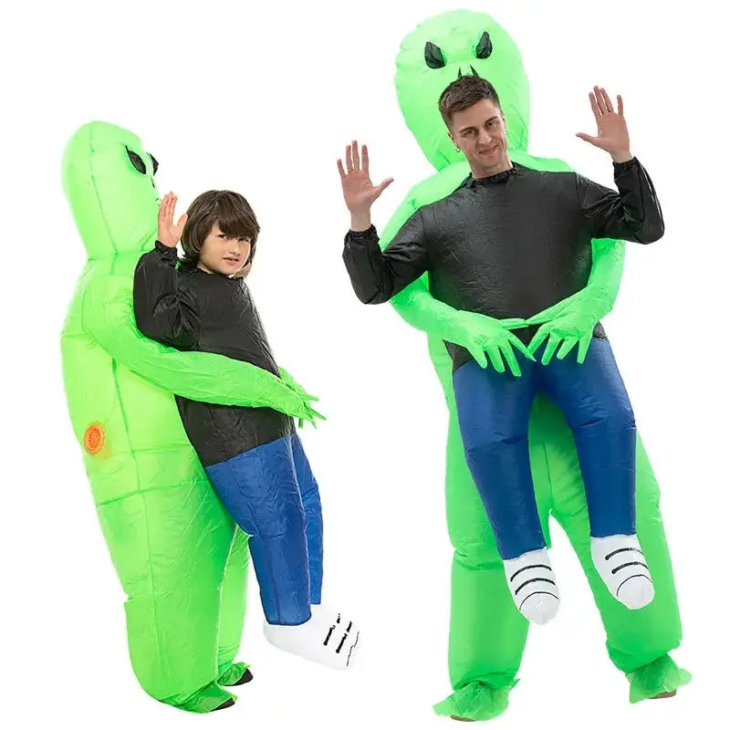 Déguisement Halloween Homme Costume Gonflable Alien Humoristique Polyester 1